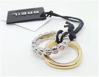 Anello Breil Donna Rolling Diamonds in Acciaio Cristallo TJ1543-12 - TJ1543-12